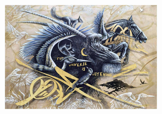 THE UNIVERSES IS LISTENING 2 - 42x59,4 cm